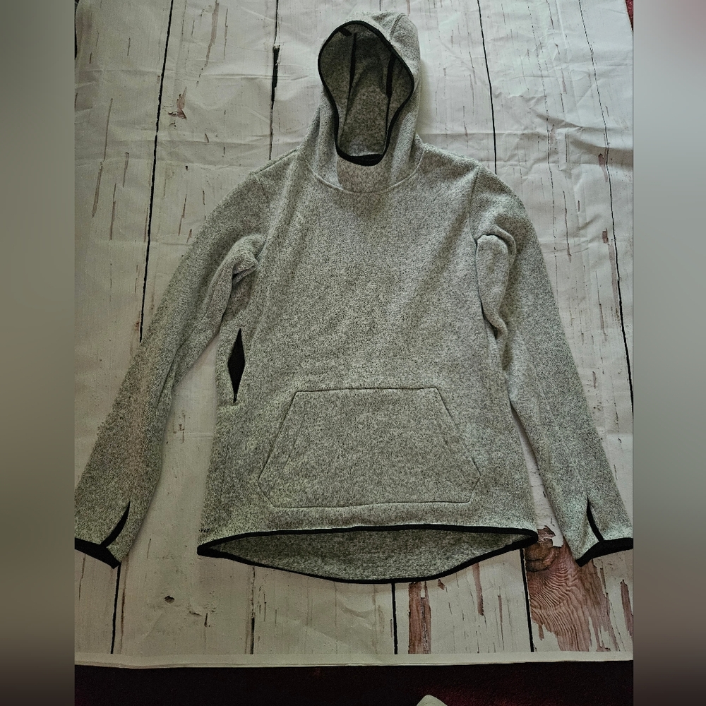 Nike Women's Therma Fit Grey Hooded Sweatshirt Size Medium